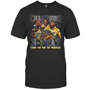 Champion 3 Peat Thank You For The Memories T-Shirt